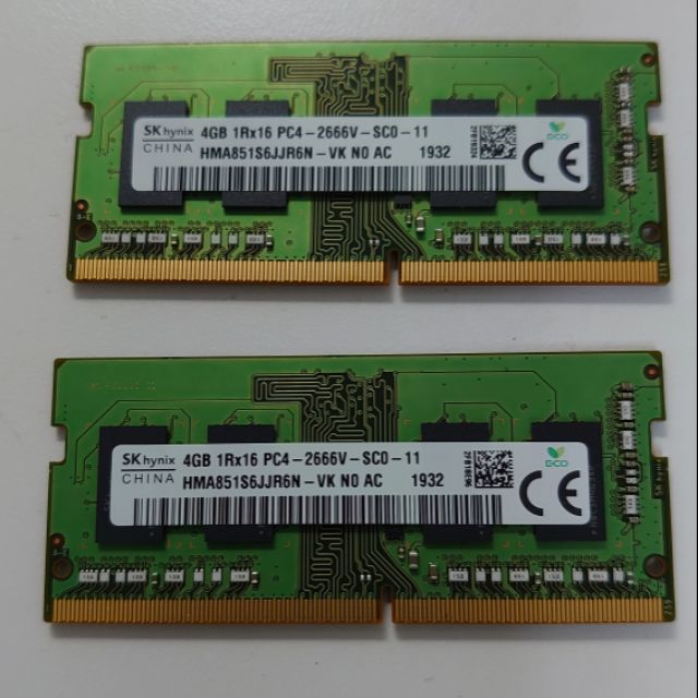 DDR3 4G 2666V 筆電記憶體 SK hynix 海力士