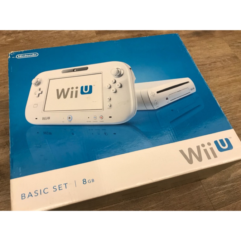 主機 配件 遊戲 任天堂nintendo Wiiu 8g 標準基本款日規日文主機白色9 成新 蝦皮購物