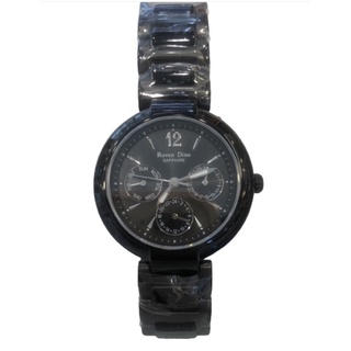 Roven Dino 羅梵迪諾 女 甜美約定時尚腕錶-黑(RD687B-456)