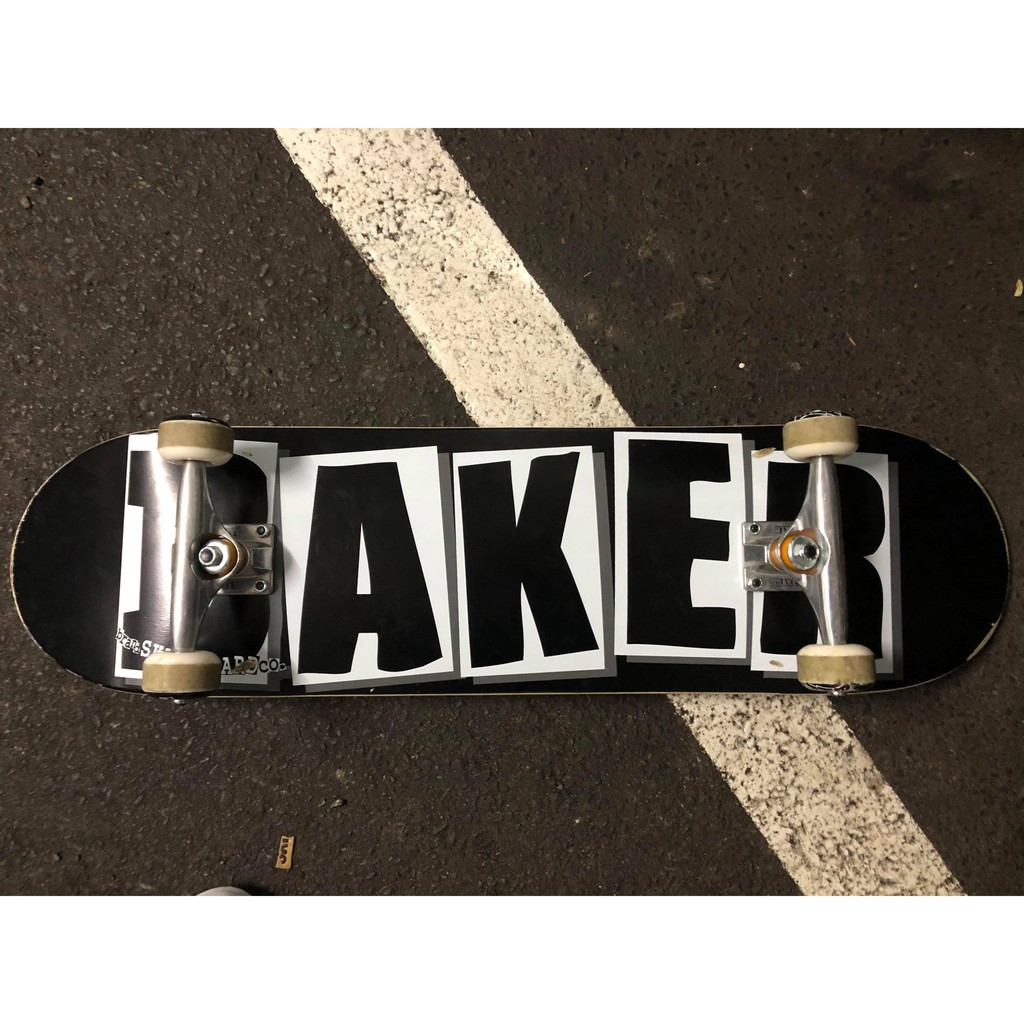 二手 BAKER Brand Logo 8.25 整組 技術板 滑板 美國進口滑板