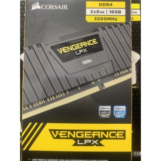 限量促銷 海盜船 VENGEANCE 復仇者 純鋁合金 LPX DDR4 3200 16G (8Gx2) 桌上型記憶體