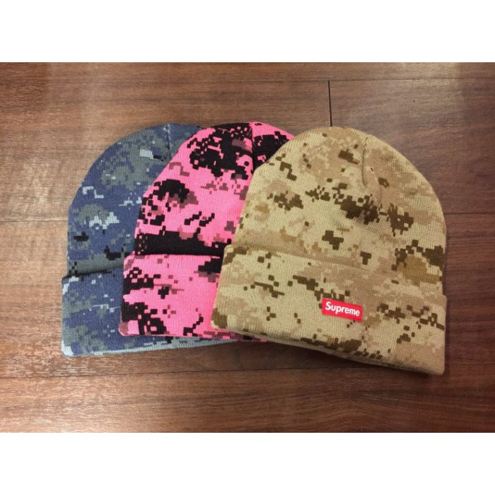supreme digi camo beanie