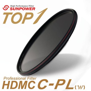 ◎相機專家◎ SUNPOWER TOP1 HDMC CPL 超薄鈦元素鍍膜偏光鏡 72 77 82 86 95 公司貨