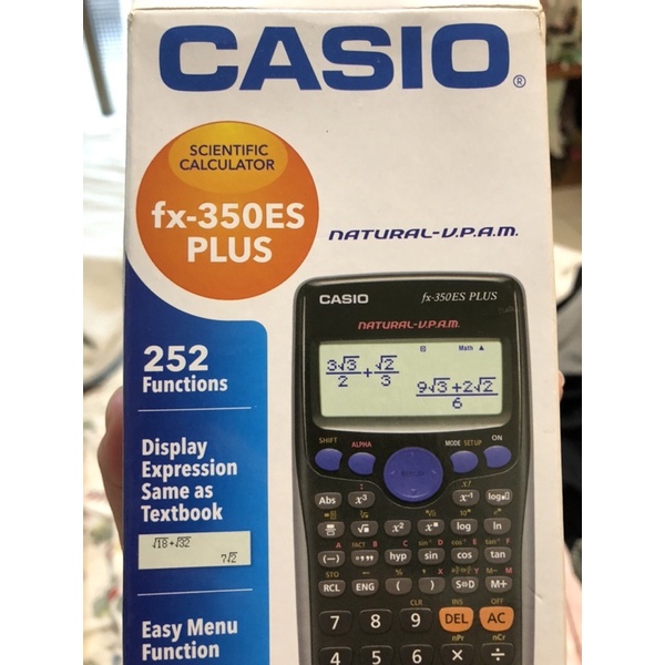 CASIO 工程計算機 FX-350ES PLUS FX-350 全新