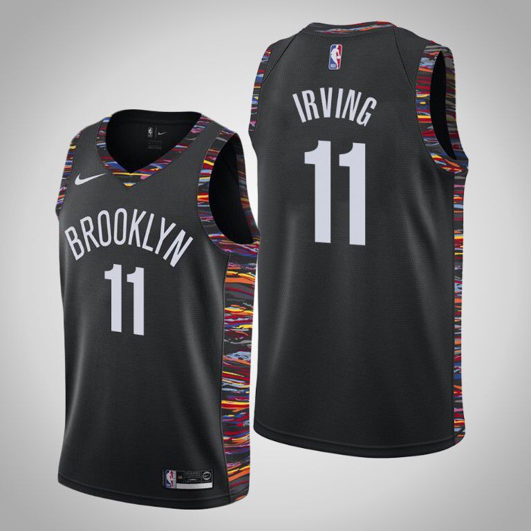 Nbaæ–°è³½å­£çƒè¡£ç±ƒç¶²éšŠæ­æ–‡11è™Ÿirvingçƒè¡£ç±ƒçƒæœæ–°é¢æ–™åˆºç¹¡ç«‹é«