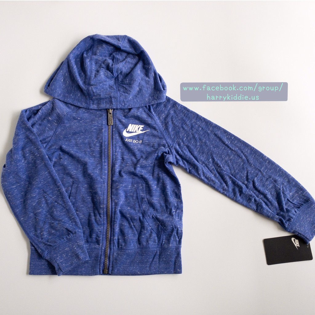 ☻哈利☻美國童裝 Nike 藍色薄外套 (6M)