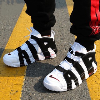 帝安諾-實體店面 Nike Air More Uptempo 大AIR 白黑 黑白 熊貓 公牛 415082-105