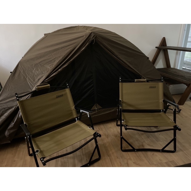 《山裏》 整套裝備出租 One tigres 帳篷 coleman 露營椅 雙人套裝 帳篷+兩張椅子 沙色套裝 帳篷出租