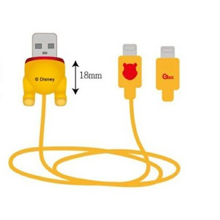 維尼 屁屁造型( micro USB傳輸線)⭐迪士尼 安卓 傳輸線 充電線 100cm