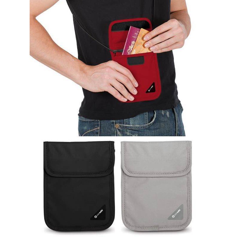 PacSafe X75 anti-RFID 隱藏式腰/側包，防信用卡/護照側錄，國外旅行必備品!
