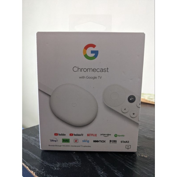【現貨】【全新】Chromecast with Google TV 4代 四代 媒體串流播放 支援Disney+