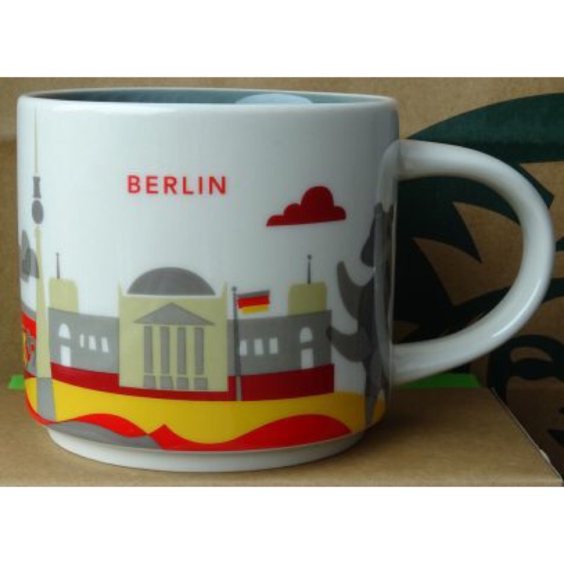 正版現貨🔥德國🇩🇪星巴克 柏林 YAH 城市杯 Berlin 城市馬克杯 Starbucks