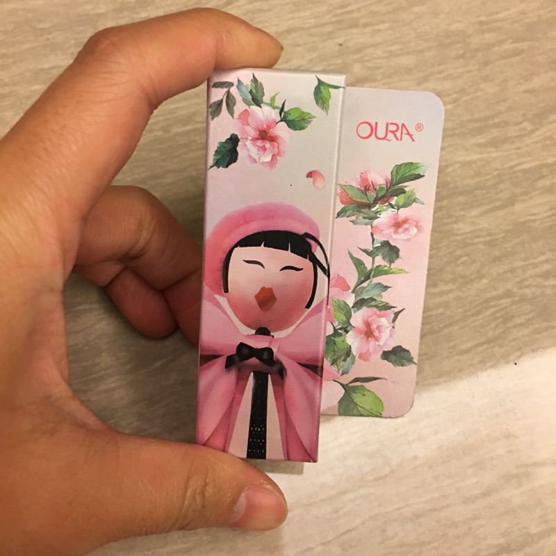 韓國OURA馬油變色護唇膏 粉紅色 全新盒裝現貨