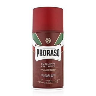 義大利 Proraso 滋潤檀香刮鬍泡（紅標）刮鬍膏刮鬍皂 剃鬚膏剃鬚泡剃鬚皂 刮鬍乳 刮鬍凝膠 刮鬍霜刮鬍露 刮鬍泡沫