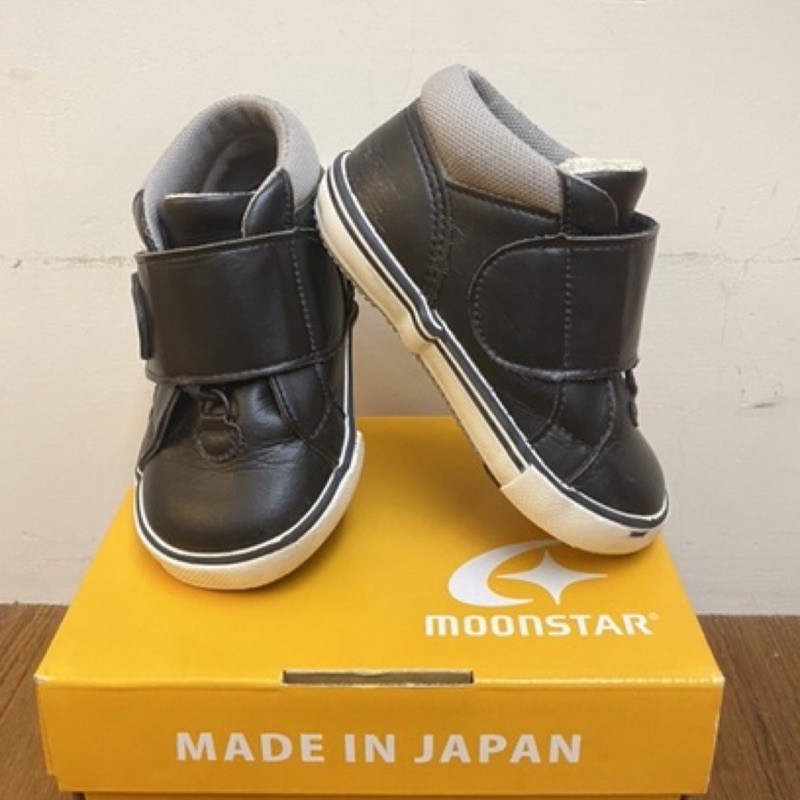 日本製 月星Moonstar 帥氣皮製便鞋休閒鞋 #13EE
