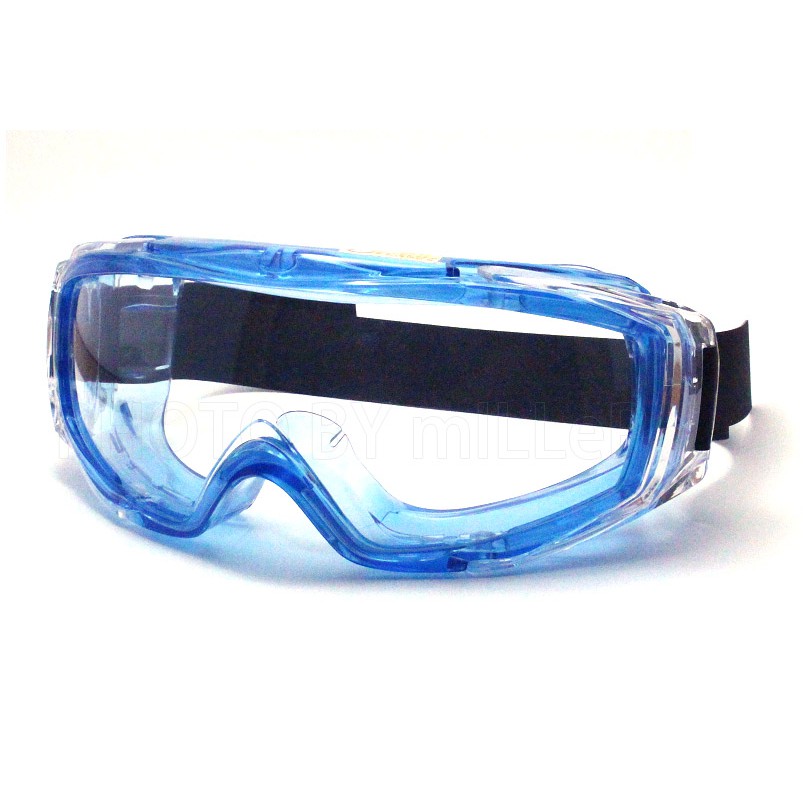 【含稅-可統編】護目鏡 701 藍色 硬式護目鏡 高效防霧 抗UV耐刮塗層 CEEN166 CNS7177 無塵室作業