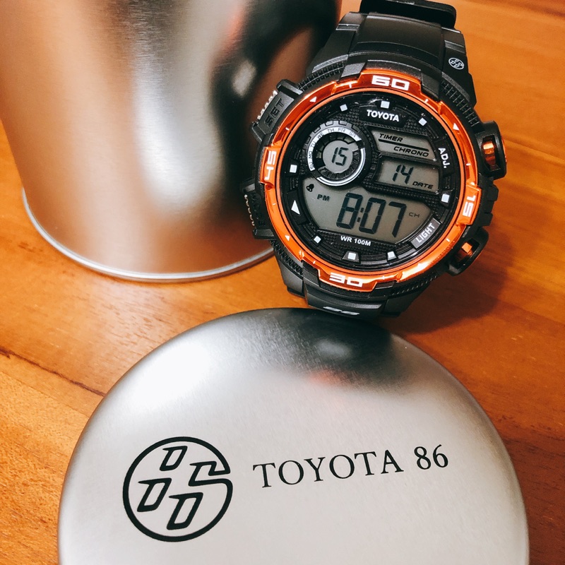 降價）Toyota 86多功能運動型數位手錶