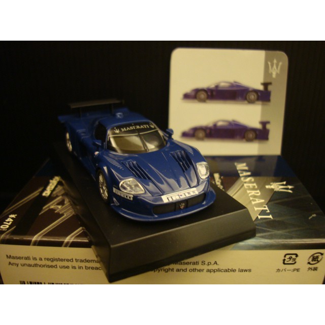 1/64 Kyosho 京商 瑪莎拉蒂 Maserati MC12 GT1 藍