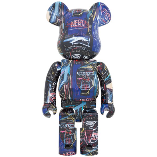 日本代購【ZAjapan】BE@RBRICK JEAN-MICHEL BASQUIAT #7 1000％ 巴斯奇亞 7代