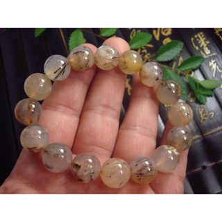 ◎臻品閣◎ 天然A貨髮絲玉髓《圓珠手鏈手珠》015~火山茅玉髓、金芒玉髓、髮絲玉髓