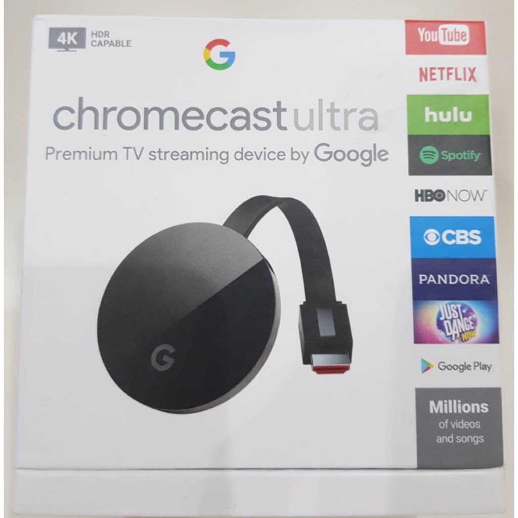 全新現貨 Google Chromecast Ultra 電視棒 4K UHD HDMI 電視棒 新版第三代