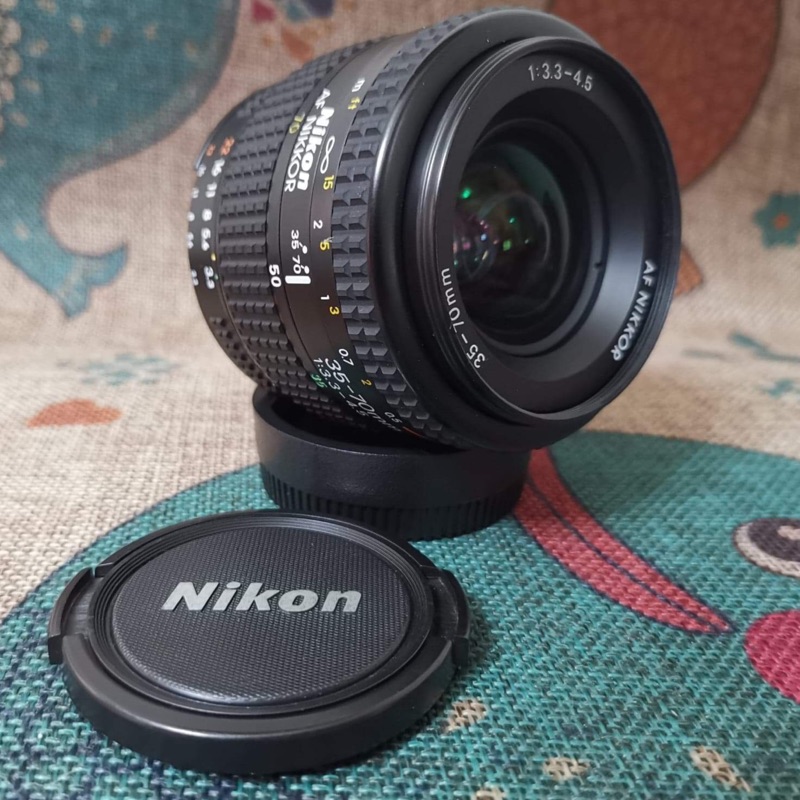 Nikon 35-70mm f3.3~4.5 標準變焦鏡頭 老鏡 加接環 可接canon m43 富士