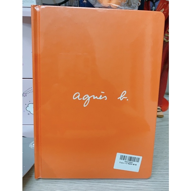 Agnes b. 小b 橘色 筆記本 記事本