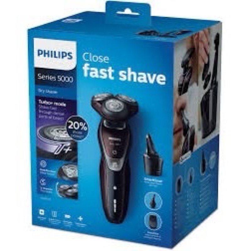 🔺免運、現貨🔺PHILIPS 飛利浦Shaver series 5000銳鋒系列 水洗三刀頭電鬍刀 S5510