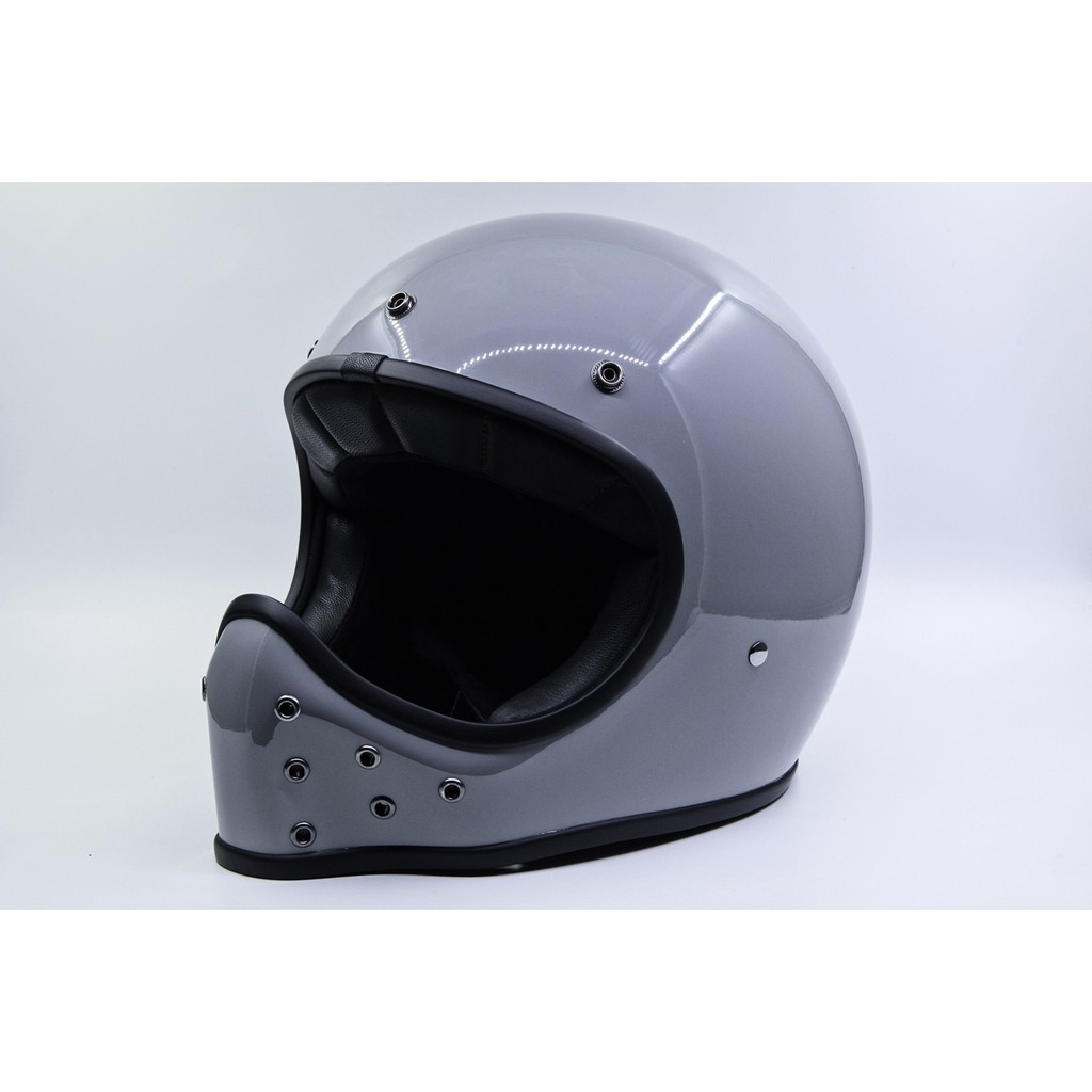 任我行騎士部品 Blade Rider Helmet 玻璃纖維 山車帽  Chrome Gray 水泥灰