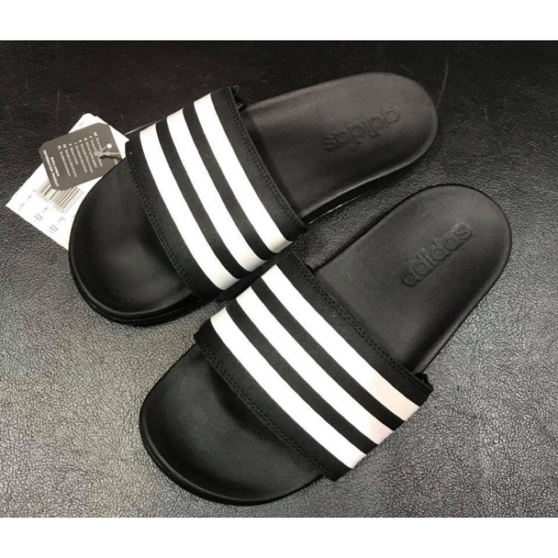 adidas ADILETTE CF+ Slide 女 黑 白 氣墊運動拖鞋籃球員休閒防水防滑拖鞋 S80420 男女款