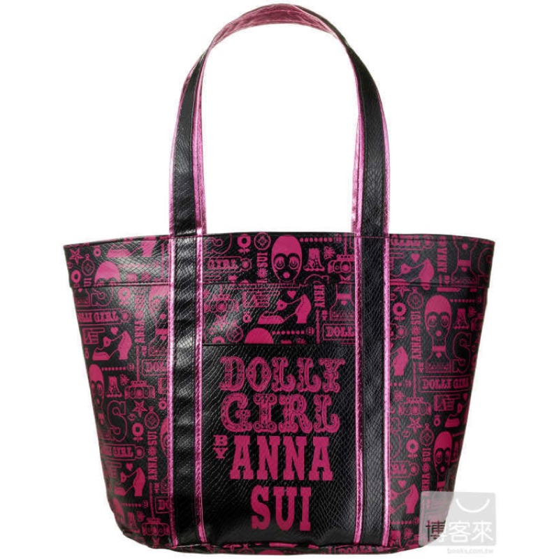 P.C. Shop 日本雜誌品牌附錄～DOLLY GIRL by ANNA SUI雙面托特包 手提包 肩背包