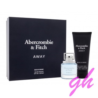 【GH】A&F Abercrombie & Fitch Away 境男淡香水 假期禮盒 淡香水50ml+髮浴乳200m