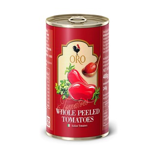 義大利ORO 去皮整顆番茄 400g/罐