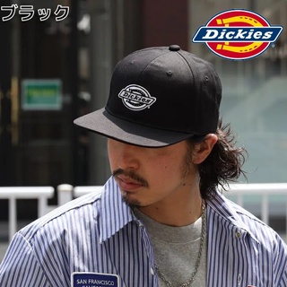 日本 DICKIES 迪克斯 電繡 黑白 LOGO 經典 板帽 棒球帽 帽子 黑色