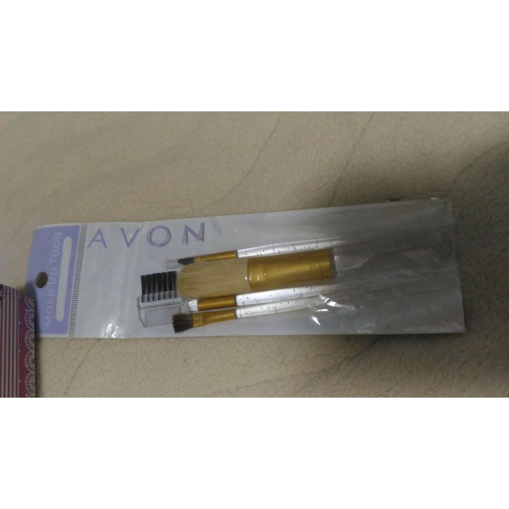 彩妝刷具雅芳AVON四件組刷具