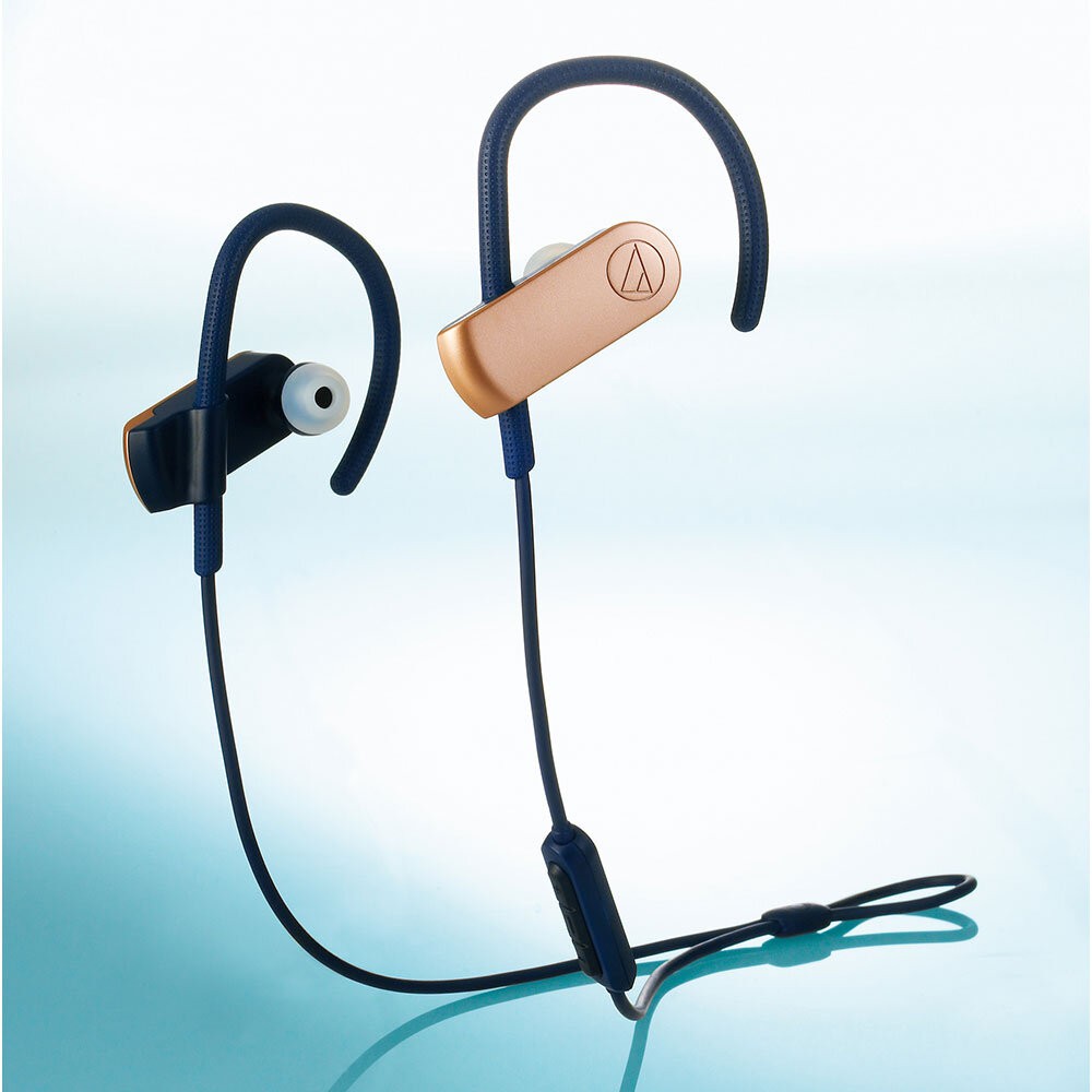日本 鐵三角 ATH-SPORT70BT 線控 無線藍芽耳機 耳機麥克風 頸掛 運動 防水耳機| 新竹耳機專賣店 新威力