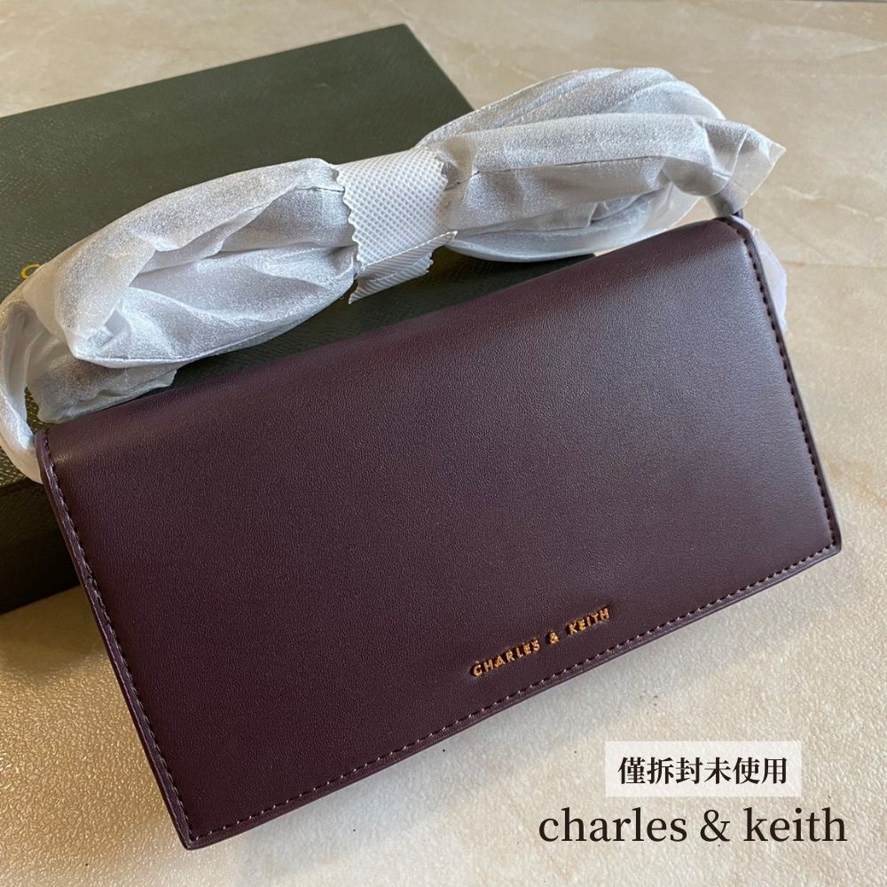 charles &amp; keith 小CK 翻蓋式長款包 長夾 錢包 小包 斜背包 信封包 送禮 情人節 母親節 禮物
