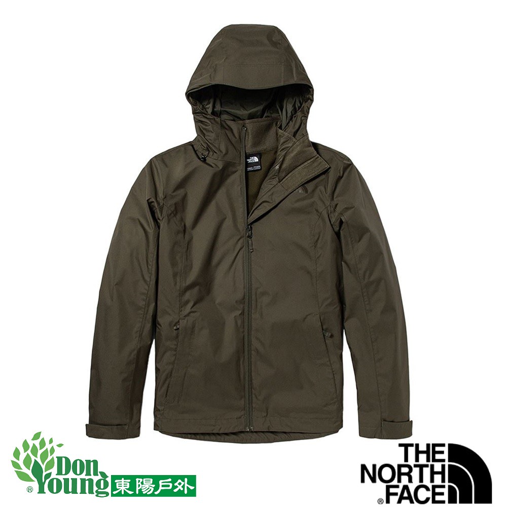 【THE NORTH FACE】北面女款防水透氣連帽三合一外套  5AZW79L