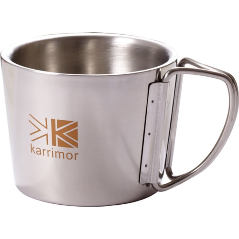 英國 Karrimor 304不鏽鋼隨行杯 可折疊把手 雙層隔熱