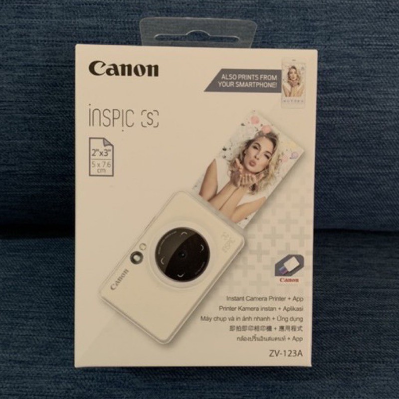 Canon ZV-123A 拍可印相機 公司貨 珍珠白 全新