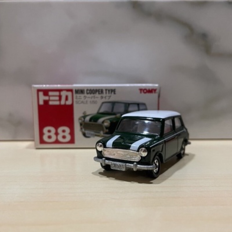 Tomica Mini Cooper Type No. 88 F8 老咪 奧斯丁 舊紅標