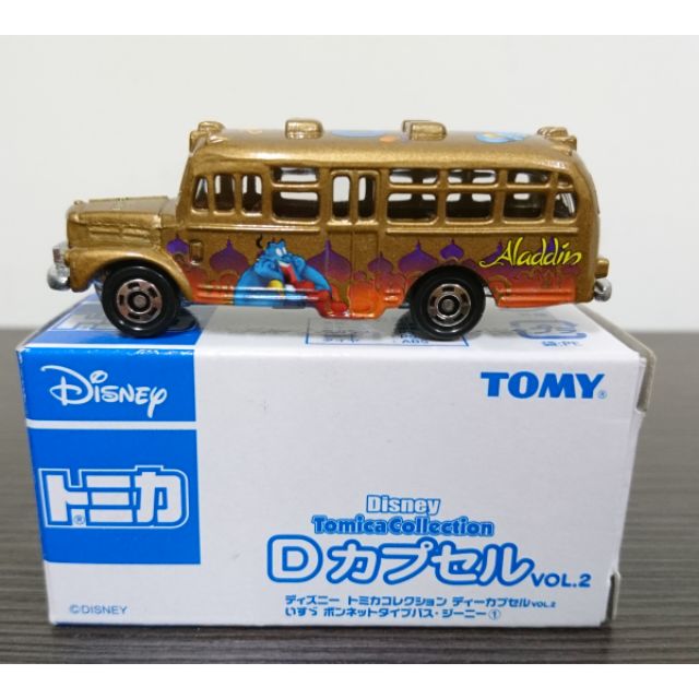 【現貨】Tomica 日版 舊藍標 Disney 迪士尼 金色 阿拉丁 ISUZU 牛頭巴士