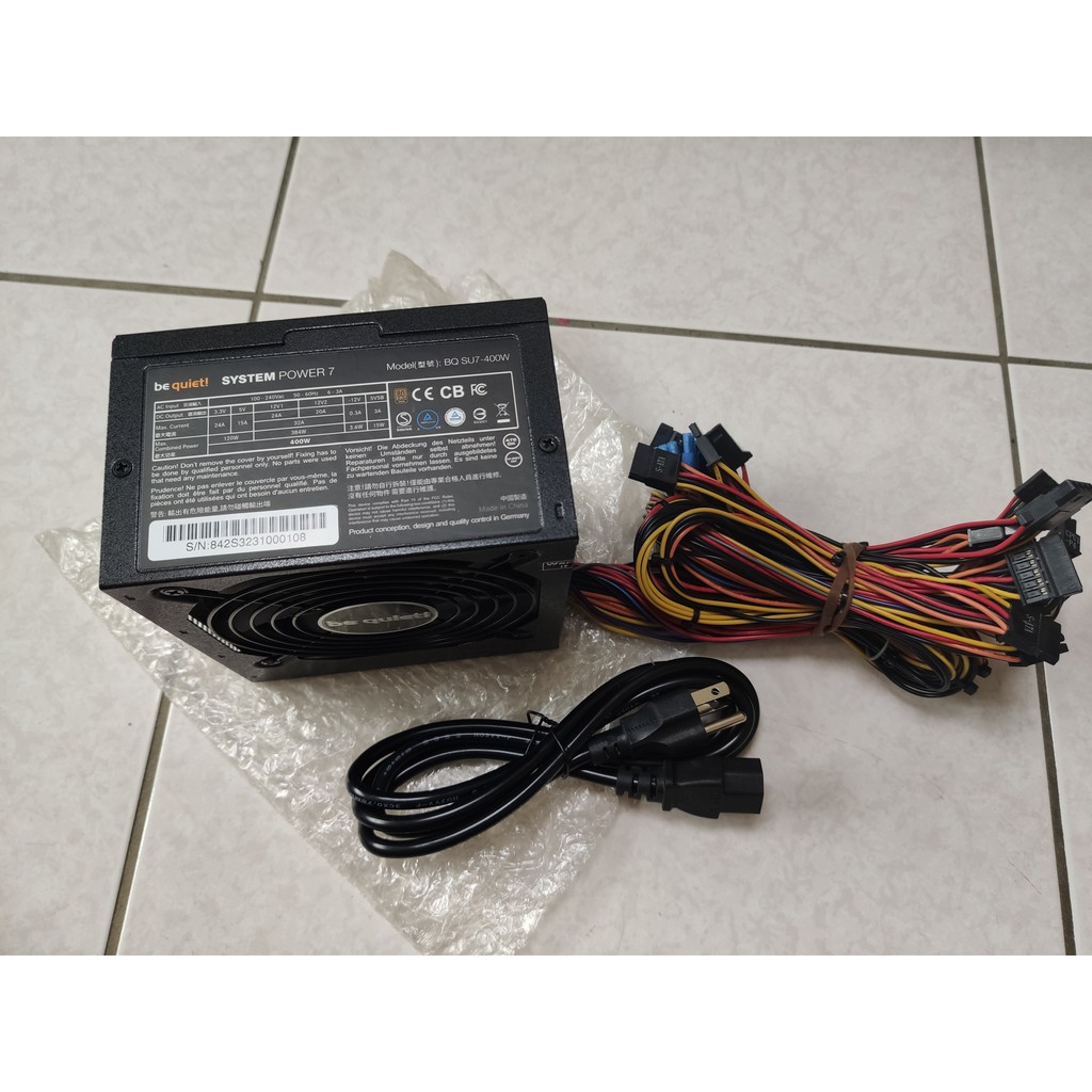 二手 Be Quite 400W 銅牌 80+ 80Plus PSU Power 電源供應器