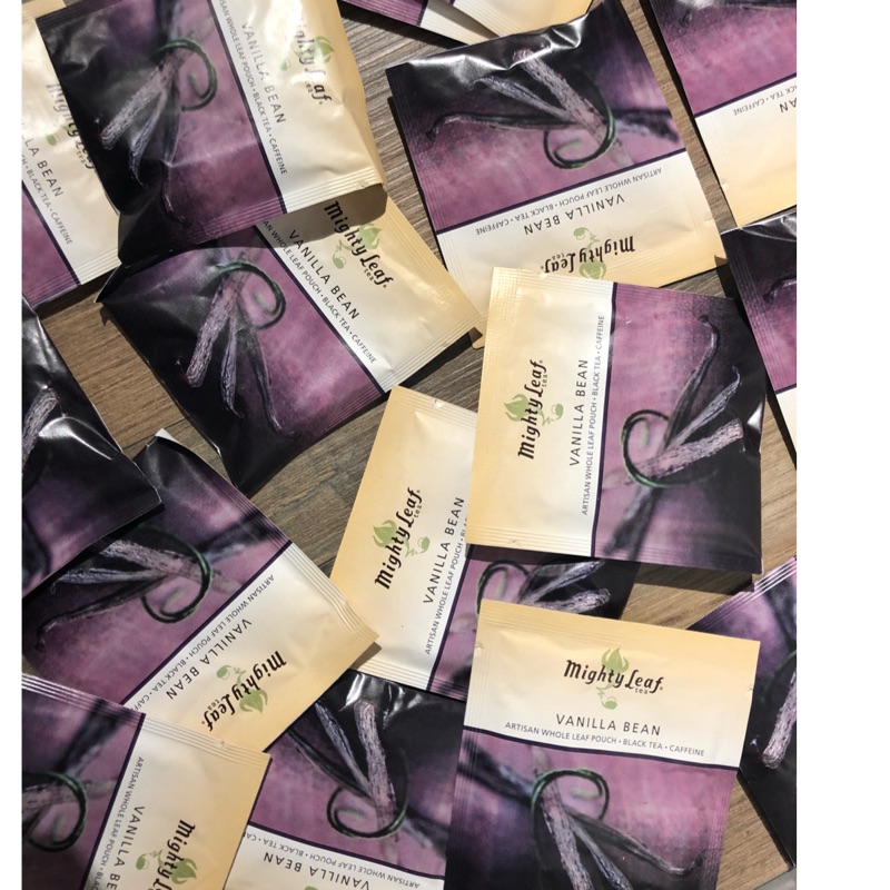 mighty leaf茶包 美國純手工茶 Vanilla Bean 香草紅茶