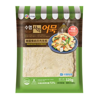 【韓英】韓國水協-傳統四角魚板320g 韓國魚板 魚串 韓式料理 (原裝進口)