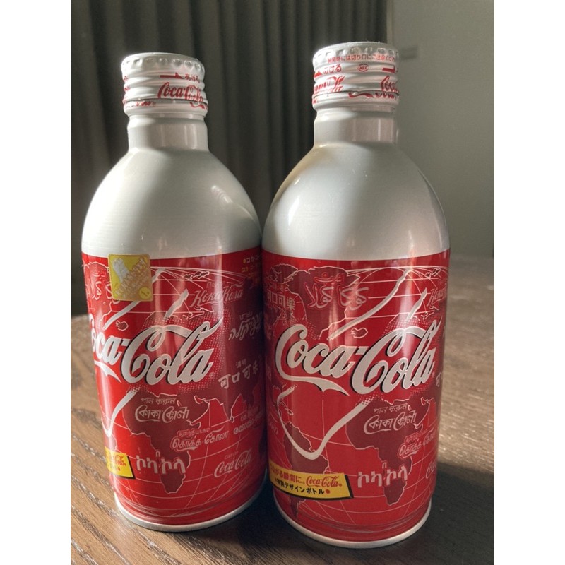 可口可樂特別版 世界地圖 鋁罐 空瓶 日本版