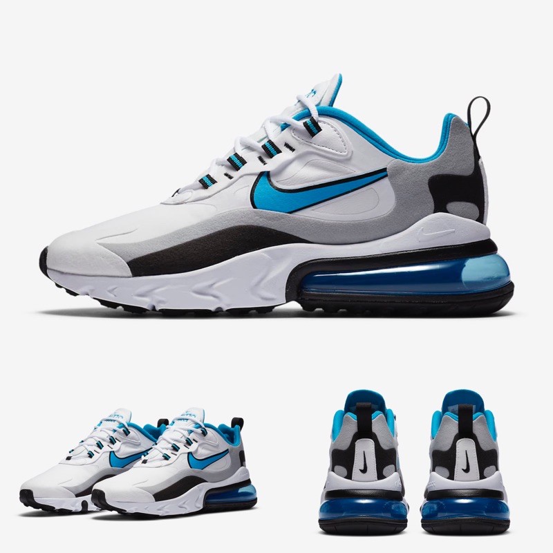 Quality Sneakers - Nike Air Max 270 React 白藍 慢跑鞋 CT1280-101