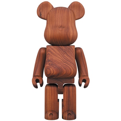 BEETLE BE@RBRICK KARIMOKU カリモク PAO ROSA 木頭熊 庫柏力克熊 400%