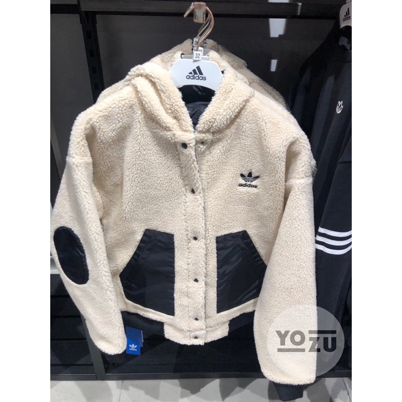 ⭐️YOZU ⭐️ADIDAS 愛迪達 雙面外套 毛絨外套 毛毛外套 H39019