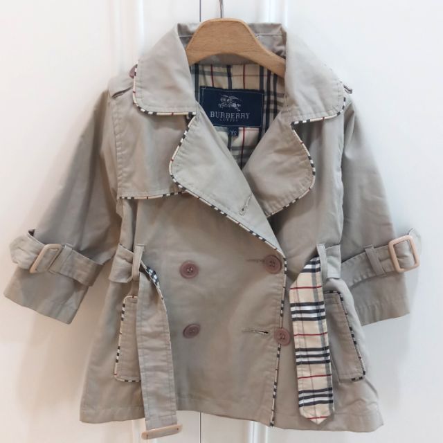 Burberry 女童風衣 外套 (已保留勿下單)